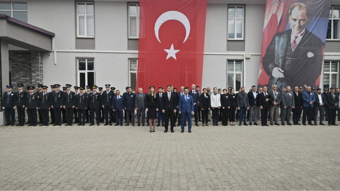 Cumhuriyetimizin Kurucusu Gazi Mustafa Kemal Atatürk'ün Ebediyete İrtihalinin 85. Yıl Dönümü Nedeniyle İlçemizde Anma Programı Düzenlendi. 